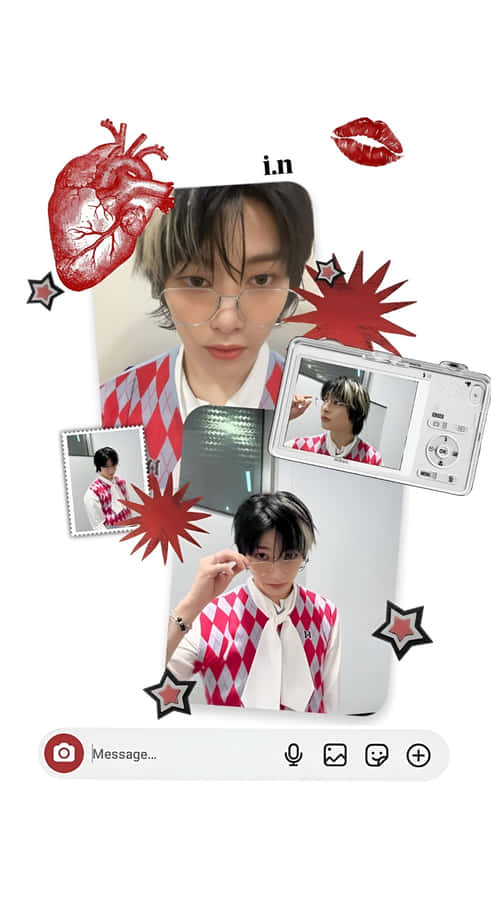 I N Stray Kids Style Wallpaper