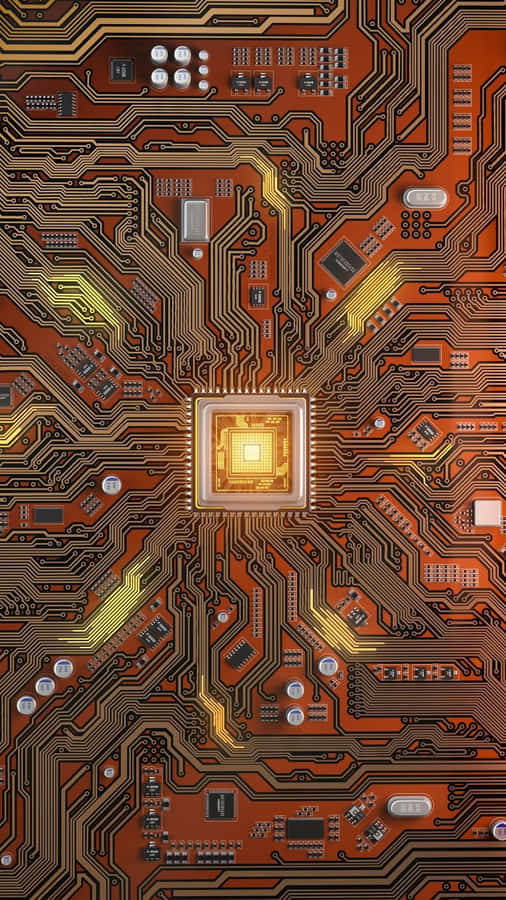 I Phone Circuit Board Closeup Wallpaper