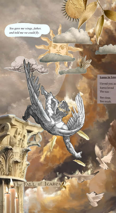 Icarus Falling From Sky Wallpaper