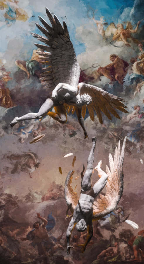 Icarus Falling From Sky Wallpaper