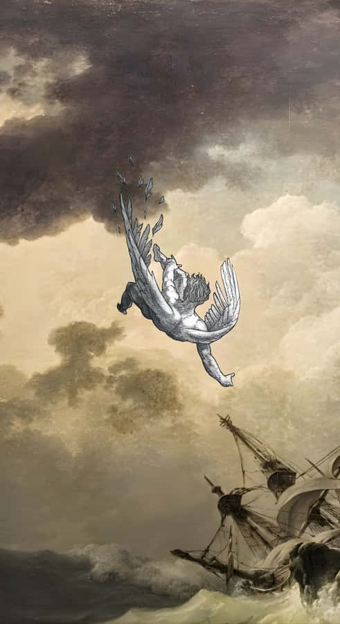 Icarus Falling From The Sky Wallpaper