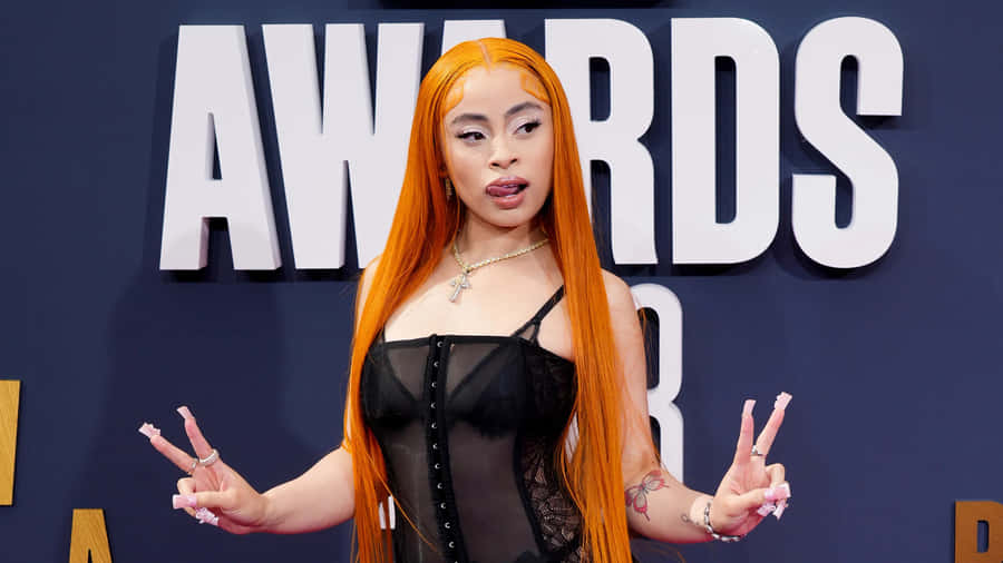 Ice_ Spice_at_ Awards_ Event Wallpaper