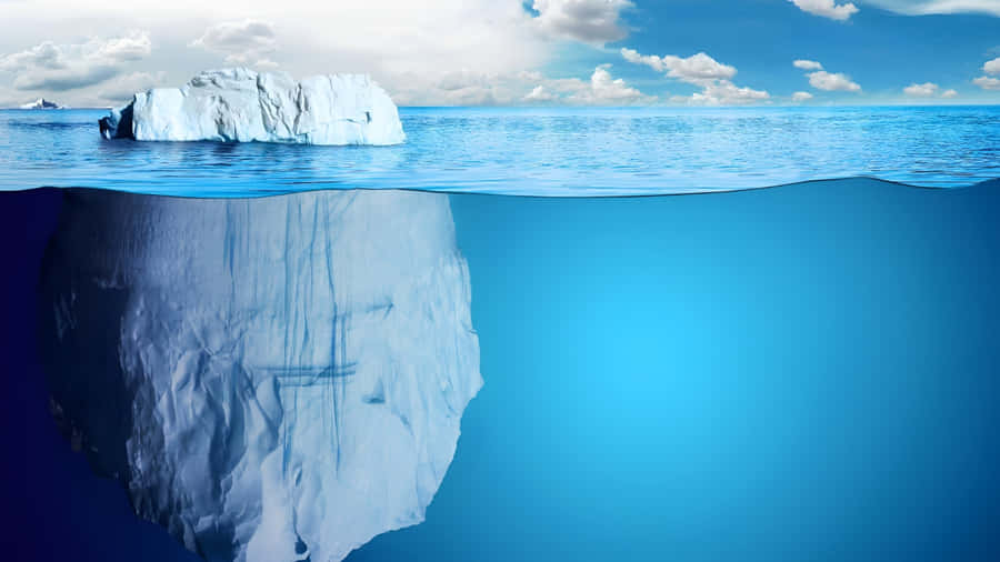 Iceberg Depth Effect Wallpaper