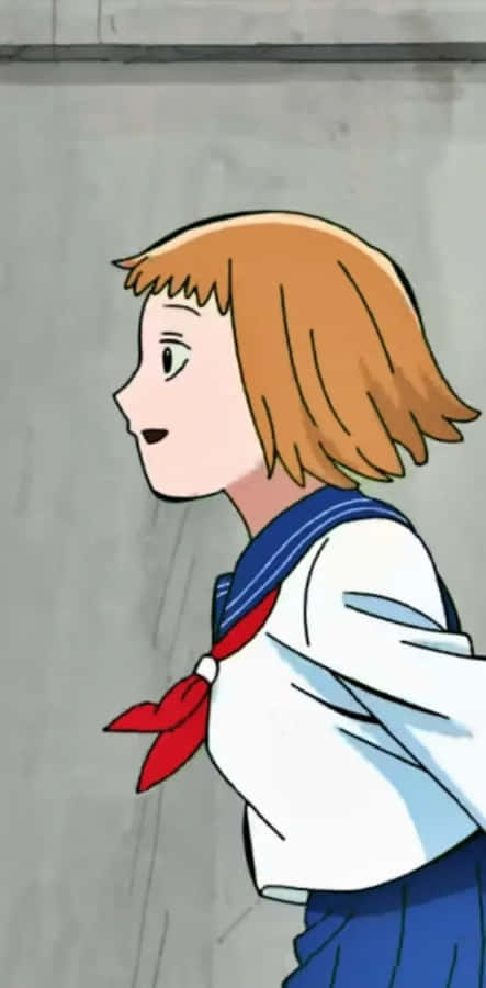 Ichi Mezato Standing Against A Vibrant Backdrop Wallpaper