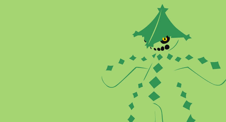 Iconic Head And Spikes Of Cacturne Wallpaper