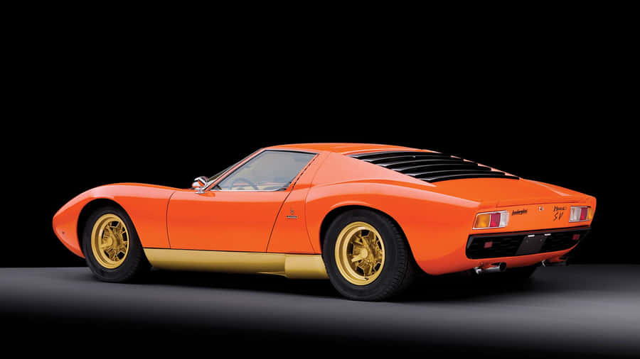 Iconic Lamborghini Miura Showcasing Its Timeless Design Wallpaper