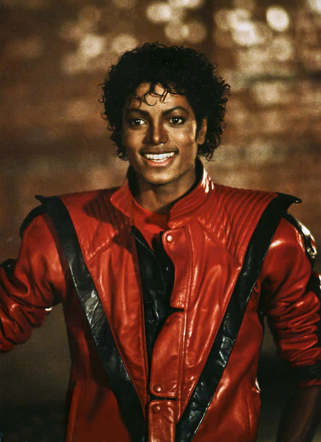 Iconic Red Jacket Portrait Wallpaper