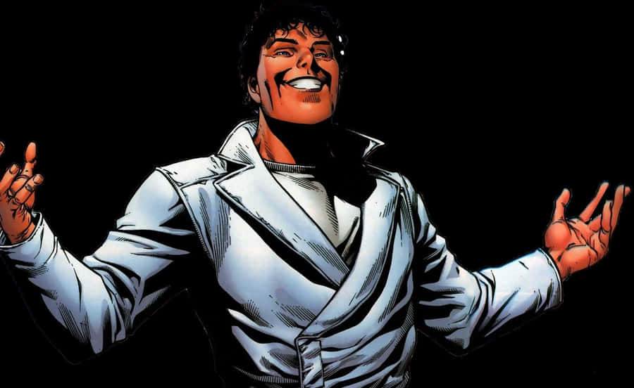 Iconic White Suit Performance Wallpaper