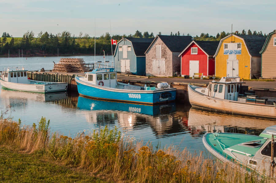 Idyllic Scenic View Of Charlottetown Wallpaper