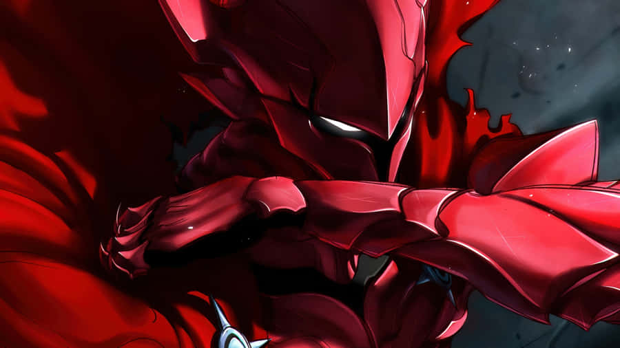 Igris Red Armor Warrior Wallpaper