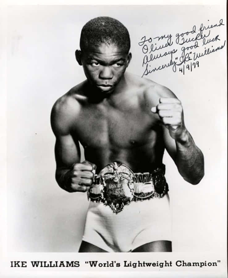 Ike Williams Personalized Signature Wallpaper