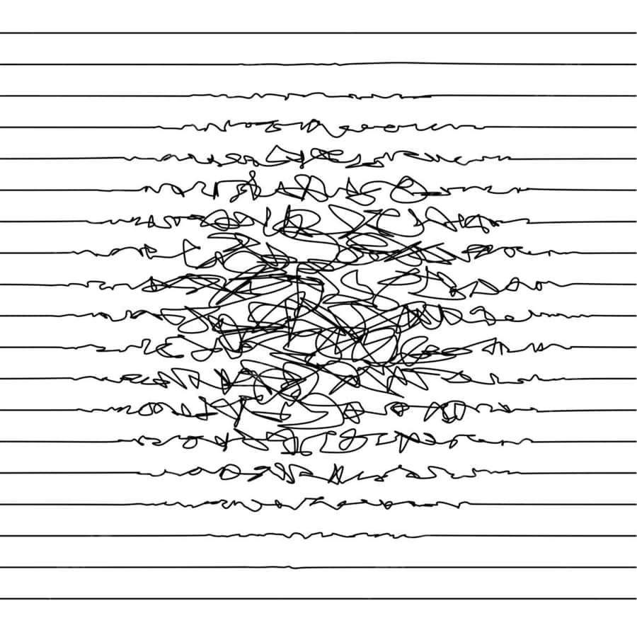 Illegible Scribbles Wallpaper