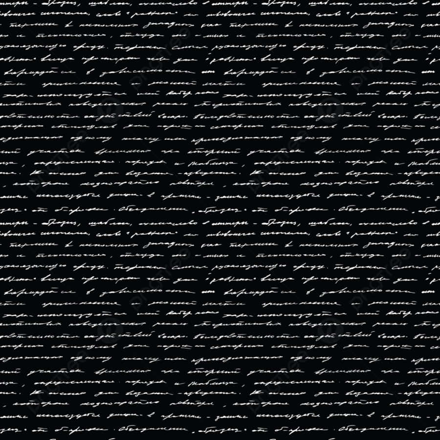 Illegible Writing On A Black Sheet Wallpaper