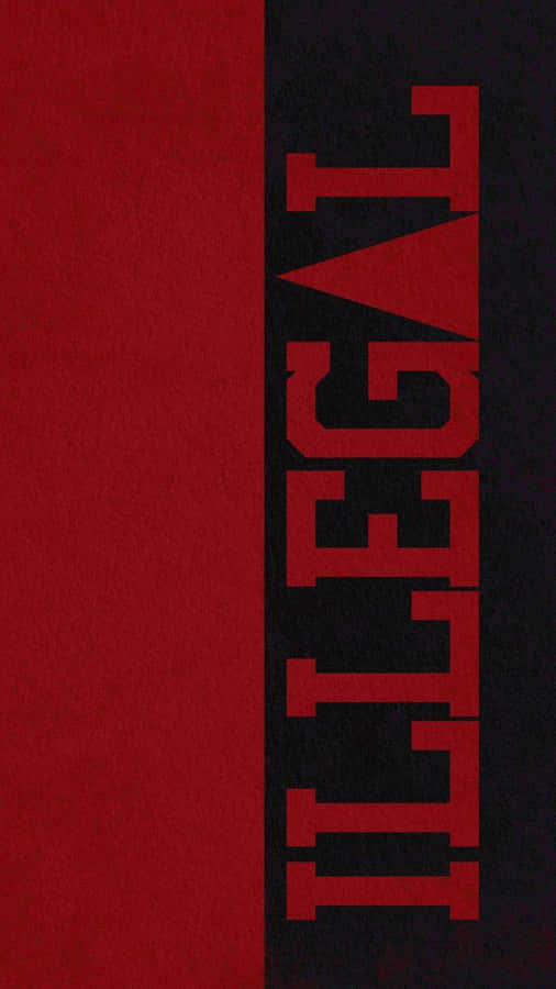 Illicit Typography Wallpaper