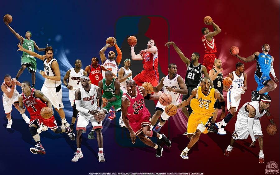 Image All Star Actors And Legends Of The Nba Wallpaper