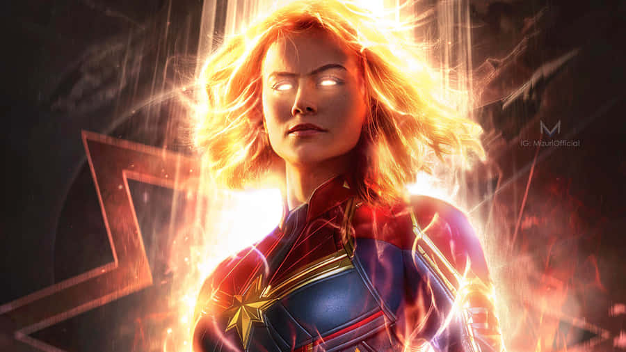 Image Brie Larson As Carol Danvers (captain Marvel) In Captain Marvel 2 Wallpaper