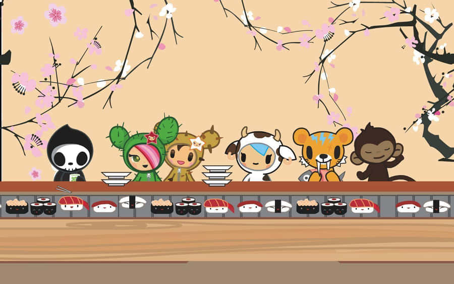 Image Bright And Colorful Tokidoki Characters Wallpaper