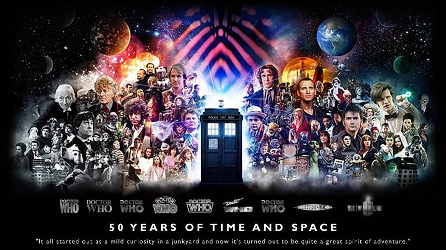 Image Celebrating 50 Years Of Doctor Who Wallpaper