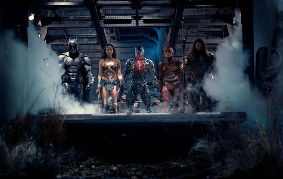 Image Gal Gadot, Ben Affleck And Jason Momoa In Zack Snyder's Justice League Wallpaper