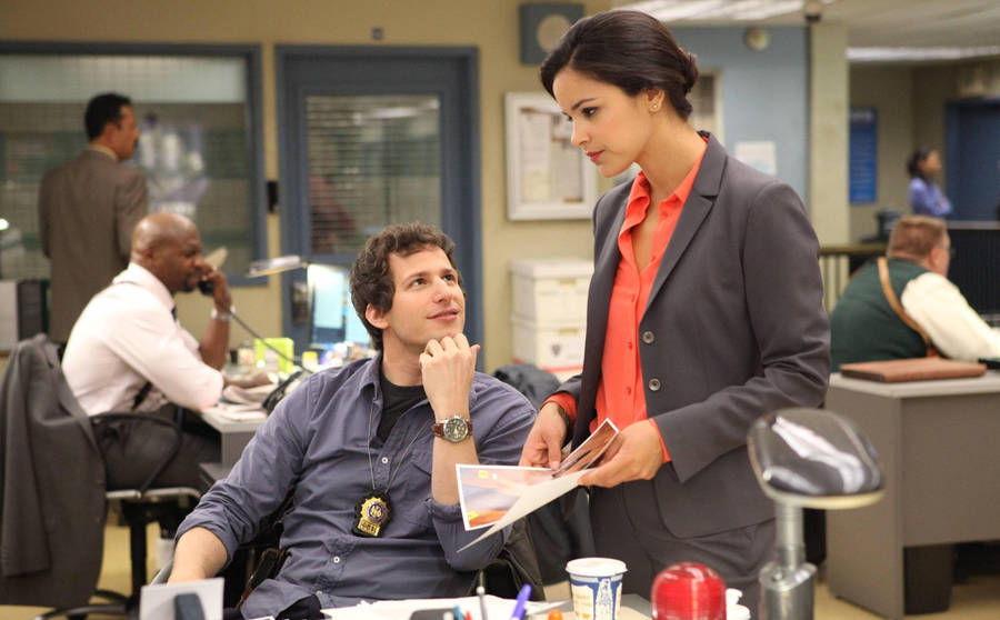 Image “jake And Amy Of Brooklyn Nine Nine” Wallpaper