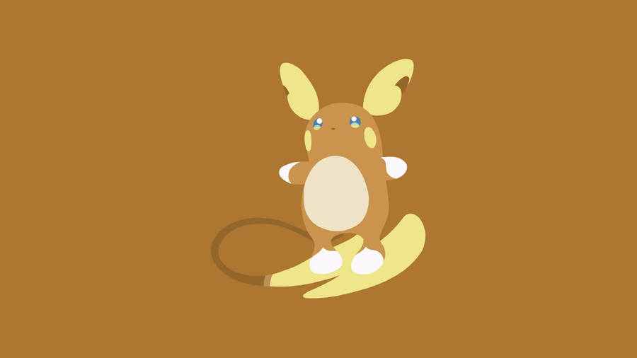 Image Raichu Standing On Tail Wallpaper