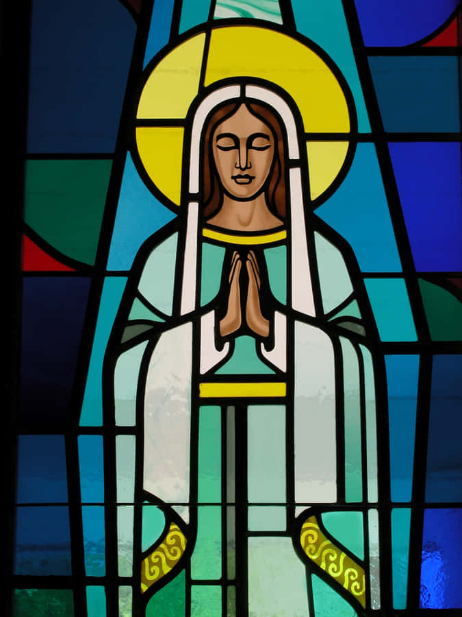 Immaculate Mary Digital Art Wallpaper