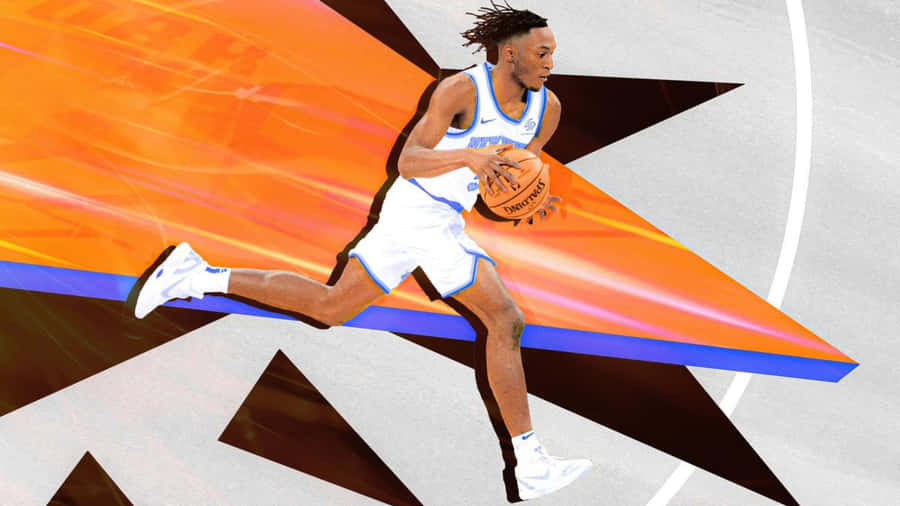 Immanuel Quickley Dunking Highlight Wallpaper