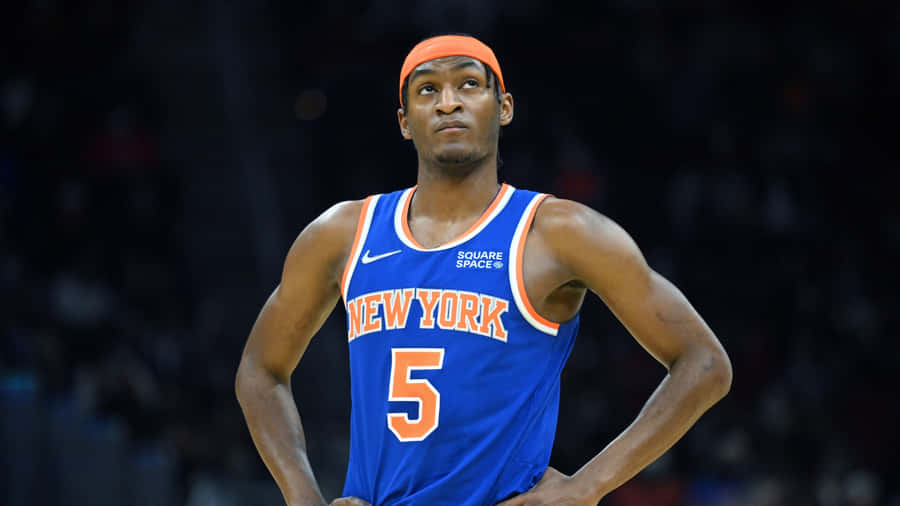 Immanuel Quickley Knicks Focus Wallpaper