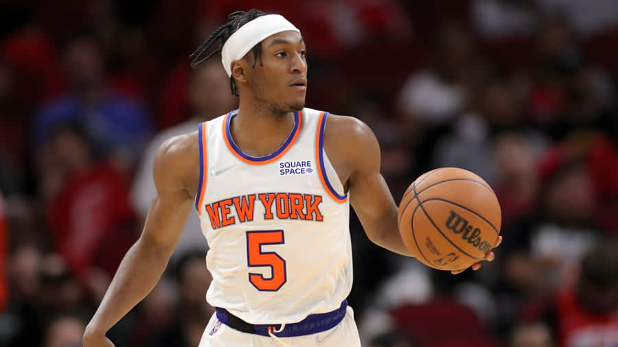 Immanuel Quickley Knicks Playmaker Wallpaper