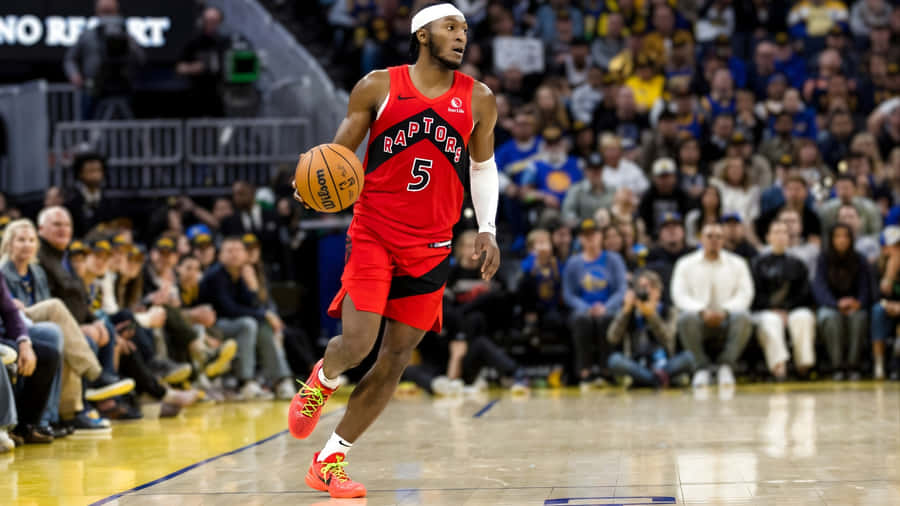 Immanuel Quickley On Court Wallpaper