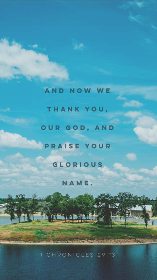 Important Bible Verse Phone Wallpaper