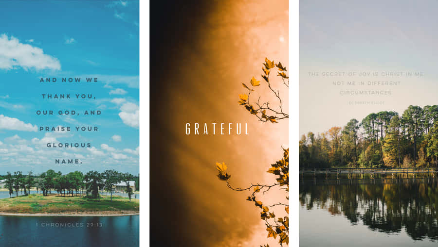 Important Bible Verses Collage Wallpaper