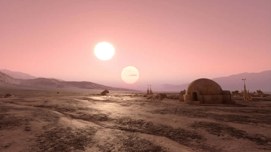 In The Middle Of Tatooine's Desert Lies A Battleground Of Courage And Adventure.