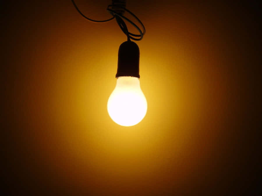 Incandescent House Bulb Wallpaper