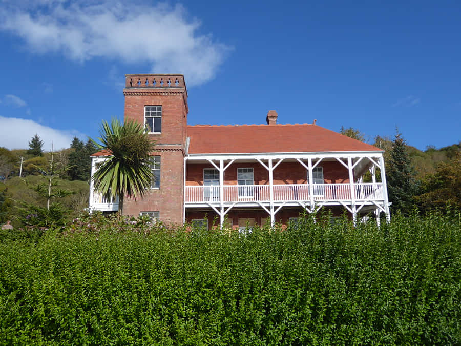 Incongruous Tower In A House Wallpaper