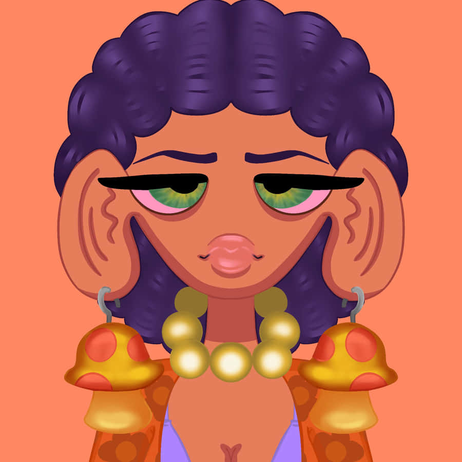 Indie Style Animated Portrait Wallpaper