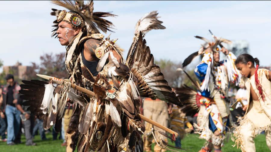 Indigenous Peoples Day Celebration Dance Wallpaper
