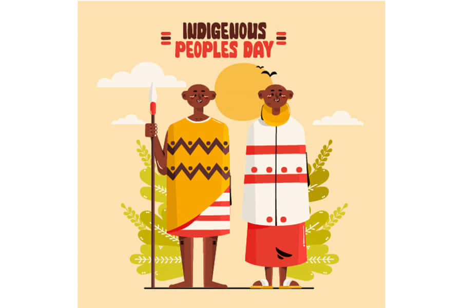 Indigenous_ Peoples_ Day_ Celebration_ Illustration Wallpaper