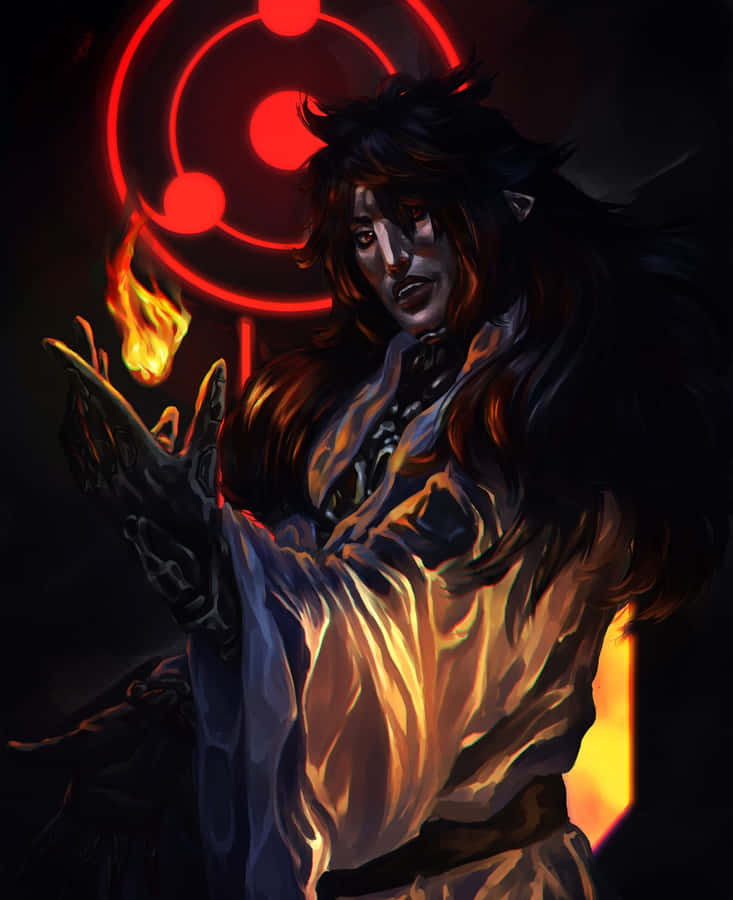 Indra Otsutsuki Epic Stance Wallpaper