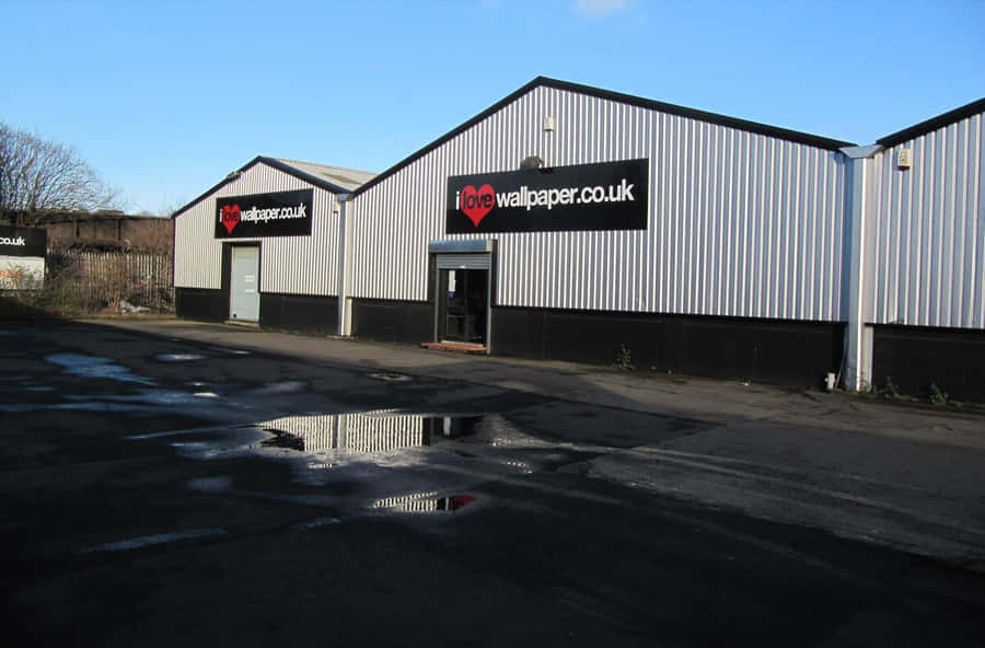 Industrial Warehouseswith Wallpaper Branding Norwich U K Wallpaper