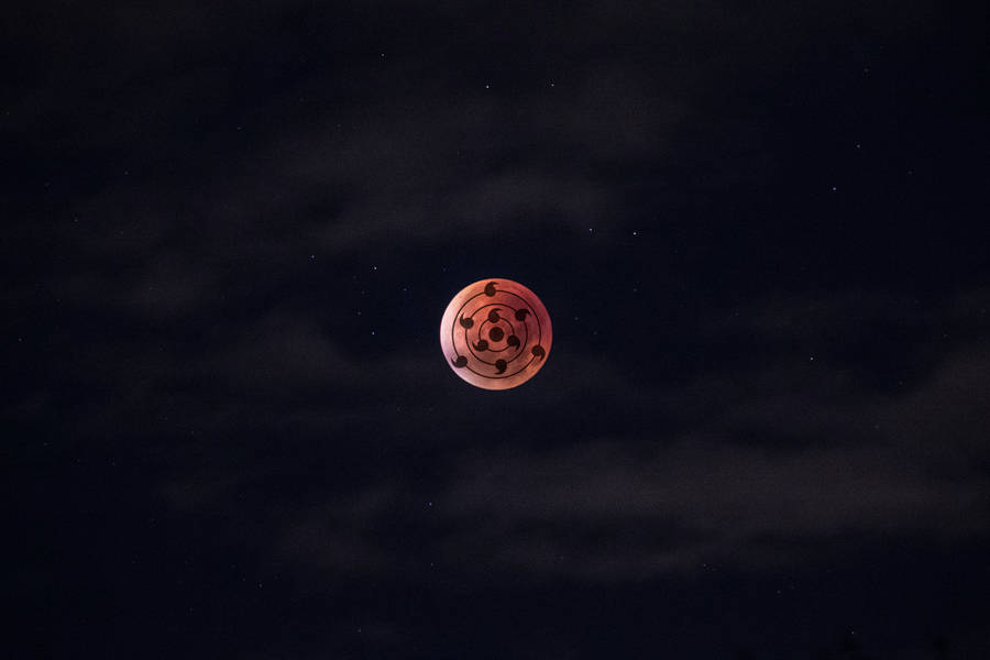 Infinite Tsukuyomi In Starry Night Wallpaper