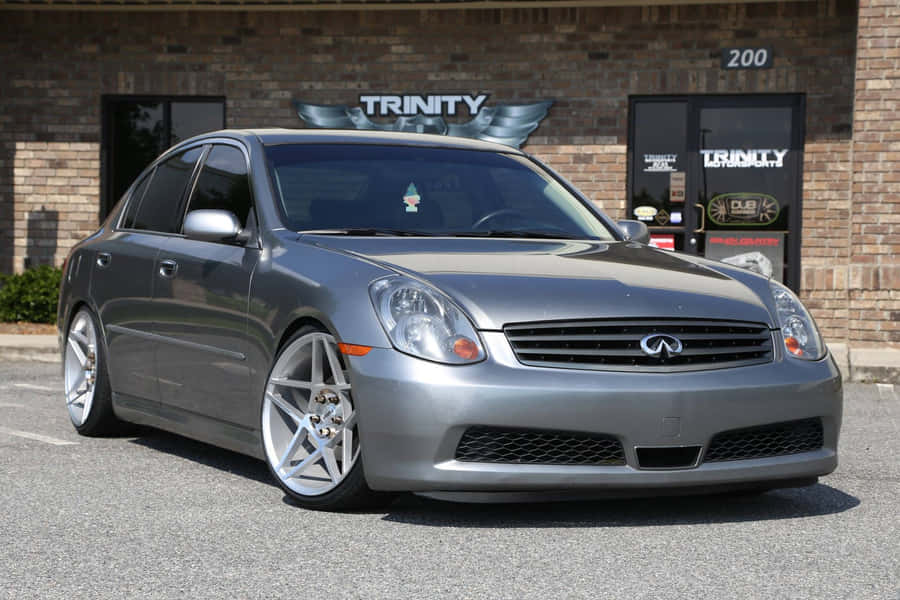 Infiniti G35 On The Street Wallpaper
