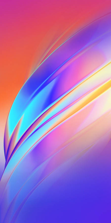Infinix Abstract Holographic Lines Wallpaper