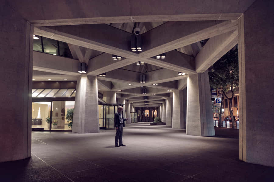 Inside Design Of Transamerica Pyramid Wallpaper