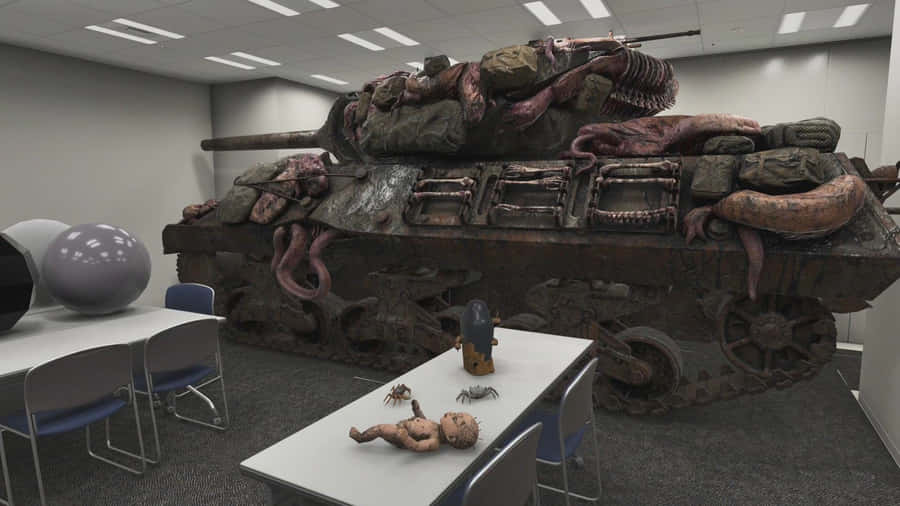 Inside Heartman's Lab Death Stranding Desktop Wallpaper