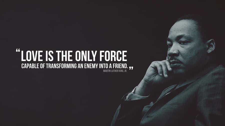 Inspirational Martin Luther King Poster Wallpaper