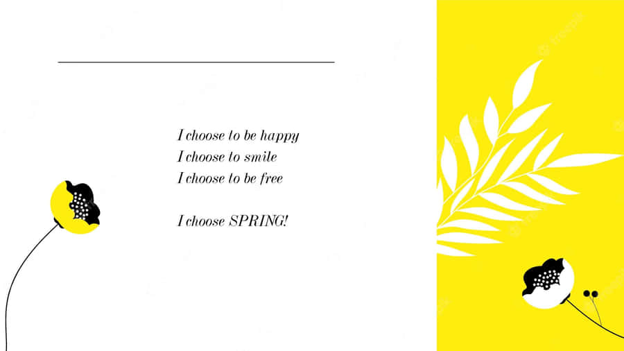 Inspirational Minimalist Quote On A Calming Background Wallpaper