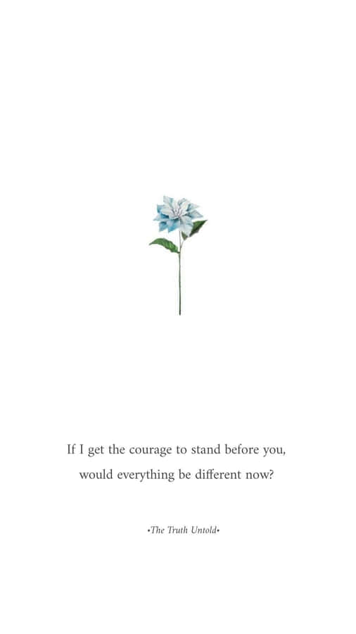 Inspiring Bts Lyrics On A Beautiful Gradient Background Wallpaper