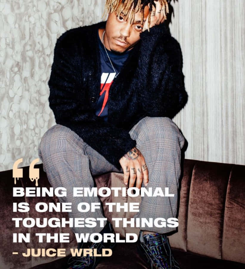 Inspiring Juice Wrld Quote Wallpaper Wallpaper