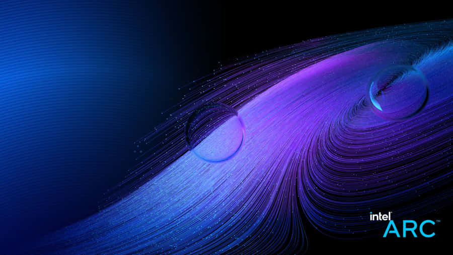 Intel A R C Graphic Abstract Wallpaper